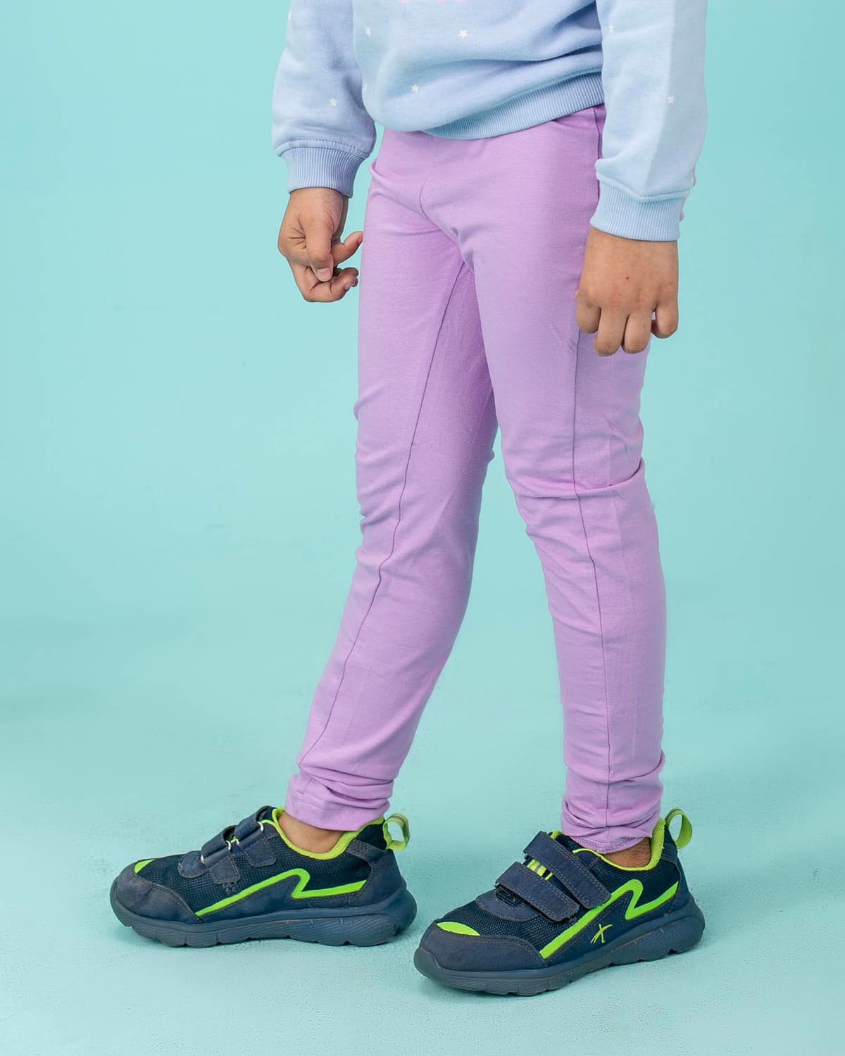 Kids Leggings Lavender 2